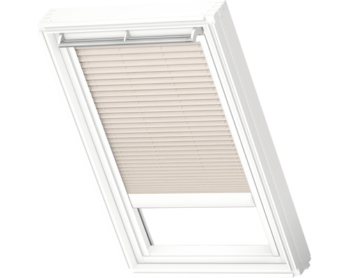 Velux Plissee-Faltstore solarbetrieben leinen uni FSL C02 1275SWL