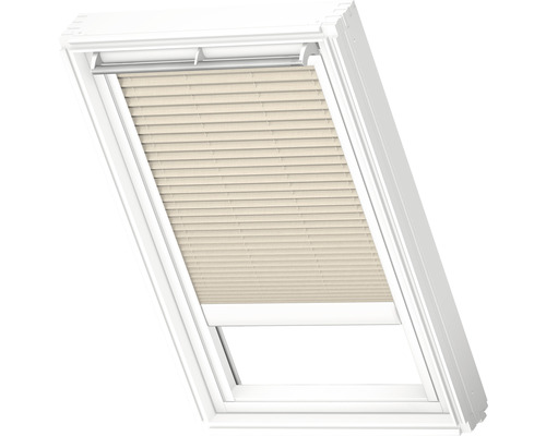 Velux Plissee-Faltstore solarbetrieben champagner uni FSL F04 1283SWL