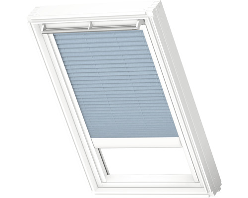 Velux Plissee-Faltstore solarbetrieben denim uni FSL C02 1286S