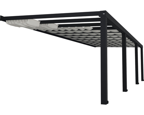 Pergola mit Stoffdach für den Garten