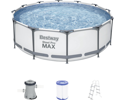 Bestway Frame Pool Set mit Filterpumpe, Filterkartusche und Leiter