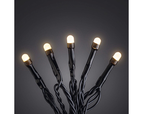 Lichterkette Konstsmide 12,64 m + 10 m Zuleitung 80 LEDs Lichtfarbe bernstein LED Lichterkette mit warmweißen Lampen