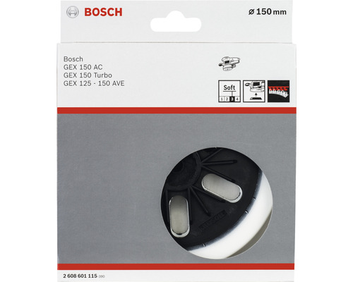 Bosch Schleifteller Durchmesser 150 Millimeter für GEX 150 AC, GEX 150 Turbo und GEX 125-150 AVE