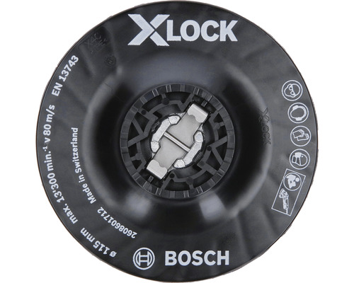Schleifplatte für Exzenterschleifer Bosch Zubehör = Ø115mm Korn - n, relev, 1 Stück