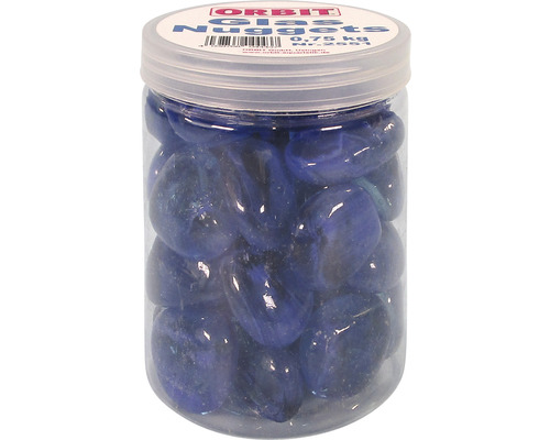 Glasnuggets in einem Behälter, 0.75 kg