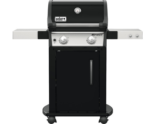 Gasgriller Weber Spirit E-215 GBS schwarz mit 2 Brenner, Deckel emailliert, GBS-Grillrost, Deckelthermometer und Aromaschienen