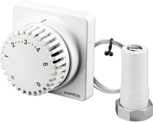 Thermostat Oventrop Uni FH 1012295 mit Fernverstellung und Kapillarrohr 2000 mm weiß Oventrop Thermostat mit Fernfühler zur Temperaturregelung