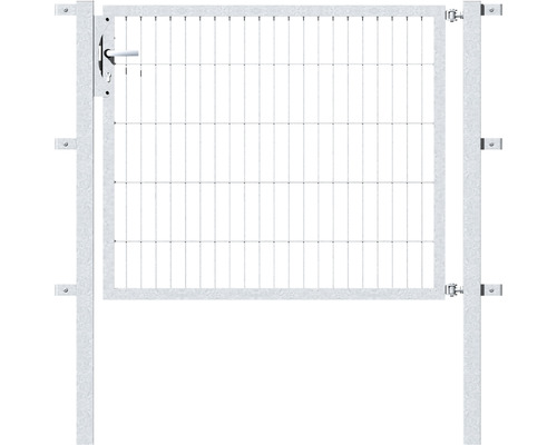 Einzeltor Flexo 126,5 x 100 cm silber