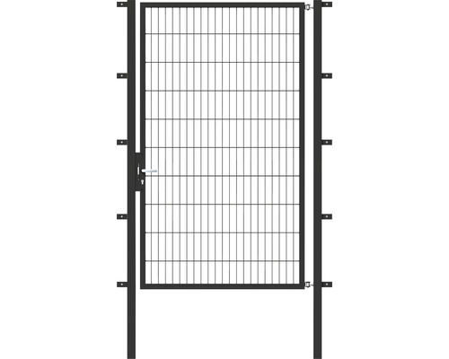 Einzeltor ALBERTS Flexo 125 x 200 cm Typ 6/5/6 Rahmen 40x40 inkl. Pfosten 6 x 6 cm anthrazit