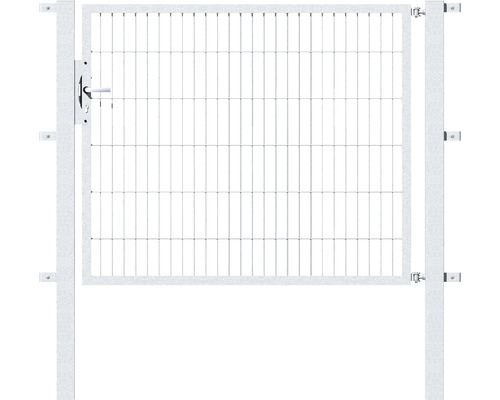 Einzeltor ALBERTS Flexo 150 x 120 cm Typ 6/5/6 Rahmen 40x40 inkl. Pfosten 8 x 8 cm feuerverzinkt