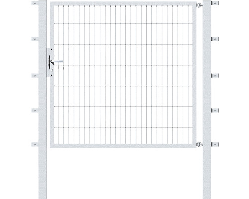 Einzeltor Flexo 151,5 x 140 cm silber