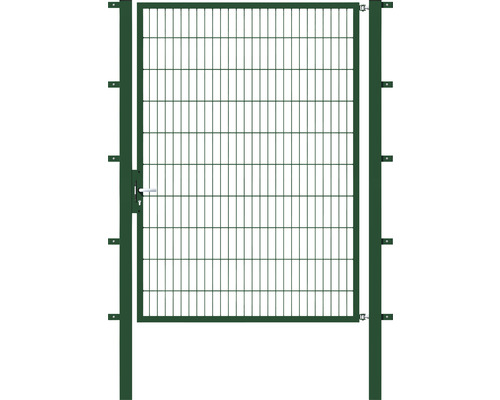 Einzeltor ALBERTS Flexo 150 x 200 cm Typ 6/5/6 Rahmen 40x40 inkl. Pfosten 8 x 8 cm grün