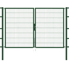 Doppelflügeltor aus Metall für Gartenzäune