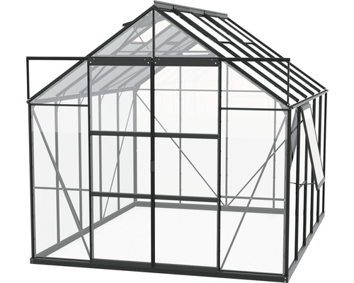 Gewächshaus mit Fenster und Tür