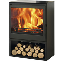 Kaminofen Panadero Emerald Stahl schwarz 7,1 kW mit Holzfach-thumb-0 Kaminofen Panadero Emerald Stahl schwarz 7,1 kW mit Holzfach-thumb-0