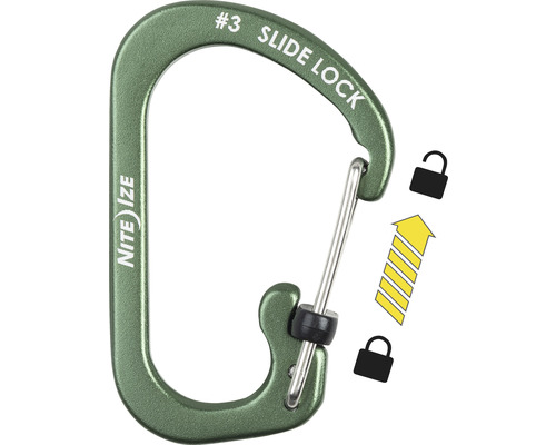 Nite Ize Karabiner mit Schiebeverschluss