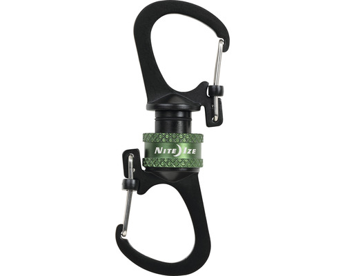 Nite Ize Doppelkarabiner mit Drehverschluss