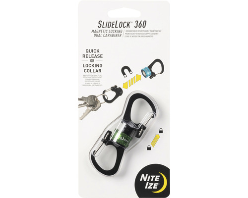 Nite Ize SlideLock 360 Magnetischer Doppelkarabiner