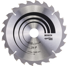 Bosch Kreissägeblatt Optiline Wood, Durchmesser 216 Millimeter