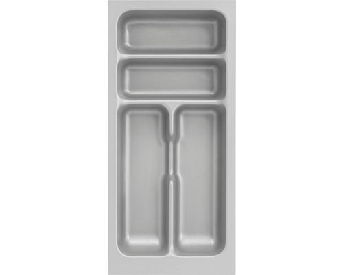 Besteckeinsatz Optifit für 30 cm Unterschränke Kunststoff grau