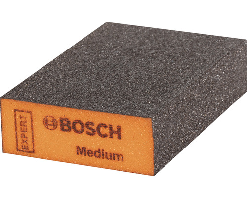 Schleifschwamm Medium für Handschleifer Bosch, 69x97x26 mm, Ungelocht, 50 Stück Schleifklotz mit mittlerer Körnung von Bosch