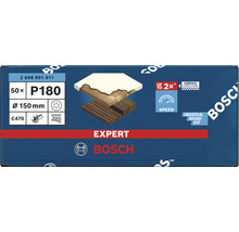 Bosch Expert Schleifblätter, Körnung P180, Durchmesser 150 mm, 50 Stück
