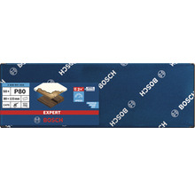 Bosch Expert Schleifpapier P80, 80x133 mm, 50 Stück