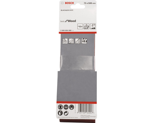 Bosch Schleifband 75x508 Millimeter für Holz