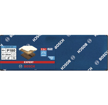 Bosch Expert Schleifpapier, Körnung P180, 50 Stück, Größe 93 x 186 Millimeter