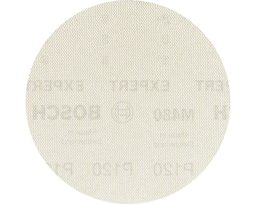 Schleifblatt für Exzenterschleifer Bosch, Ø150 mm, Korn 120, Ungelocht, 50 Stück