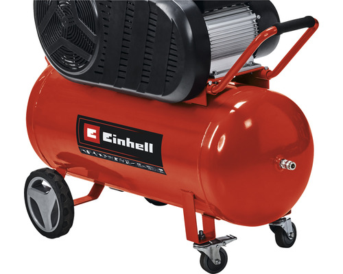 Einhell Kompressor mit Rädern und Tragegriff