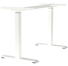 Tischgestell M-MORE 10-stufig manuell höhenverstellbar 670-900 mm weiß-thumb-0
