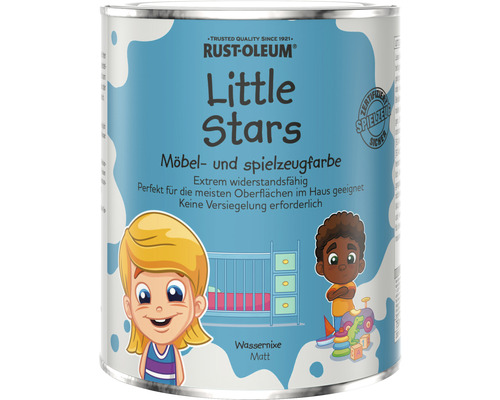 Little Stars Möbelfarbe und Spielzeugfarbe Wassernixe hellblau 750 ml