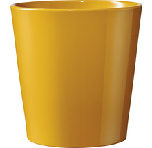 Gelber Blumentopf aus Keramik