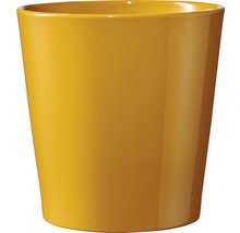 Gelber Blumentopf aus Keramik