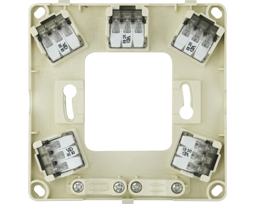 Verteilerdose mit Klemmen für Elektroinstallationen