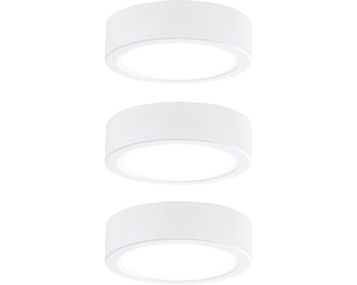 LED Aufbauleuchten-Set Pukk 3,5 W Ø 65 mm weiß 3 Stk.