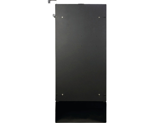 Rückseite eines Spiegelschranks mit Befestigungselementen