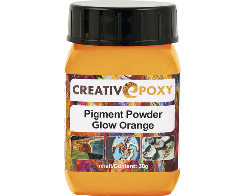 CreativEpoxy Pigment Powder GlowOrange 30 g