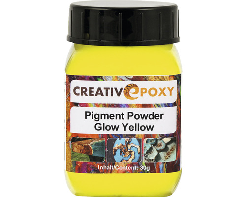 CreativEpoxy Pigment Powder Glow Yellow 30 g