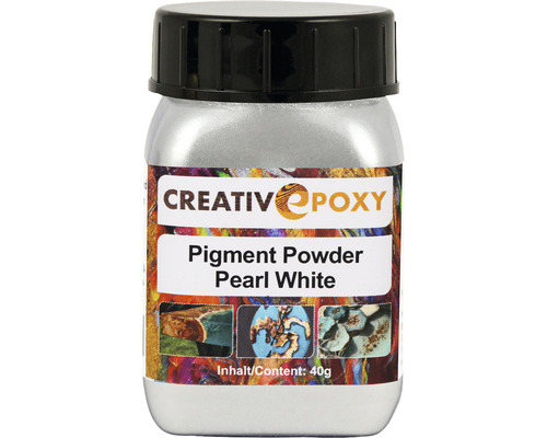 CreativEpoxy Pigment Pulver für Gießharz Pearl weiß 40 g CreativEpoxy Pigment Pulver für Gießharz Pearl weiß 40 g