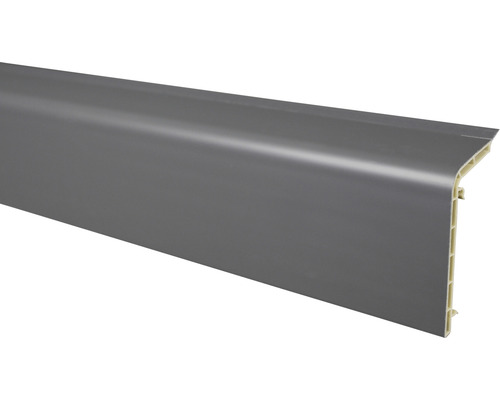 Heizungsrohrverkleidung Marley 40x88x2000mm anthrazit für Heizungsrohre Sockelleiste aus Kunststoff