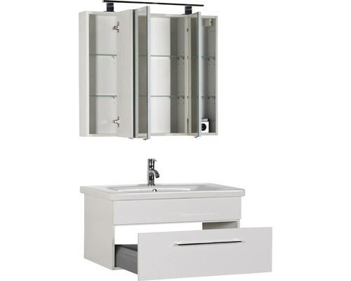 Waschbeckenunterschrank mit Spiegel für das Badezimmer