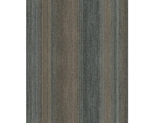Vliestapete 32838 Vintage Deluxe Streifen anthrazit braun Nahaufnahme von Vinylboden in Holzoptik