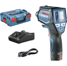 Bosch GIS 1000 C Thermodetektor mit Werkzeugkoffer, Ladegerät und USB-Kabel