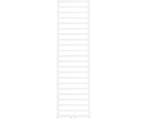Designheizkörper Zehnder Subway ZSUB-150-045 1549x450 mm weiß mit Mittelanschluss Regal mit mehreren Fächern zur Aufbewahrung