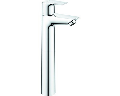 Waschtischarmatur Grohe Start Edge 2020 mit hohem Auslauf 23777001 chrom glänzend Hoher Waschtischmischer aus Metall für Waschbecken