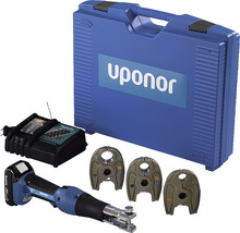 Uponor Akku-Pressgerät Set mit Pressbacken, Ladegerät und Transportkoffer