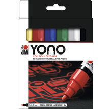 Marabu Yono Marker Set, 6 x 1,5-3 mm-thumb-0