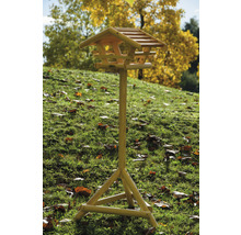 Vogelhaus aus Holz mit Ständer für den Garten